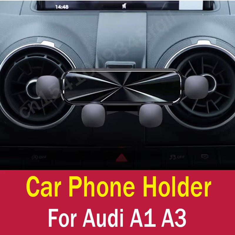 Gravity Car Phone Holder Mobile Cell Phone Support Mount for Audi A3 A1 Accessories