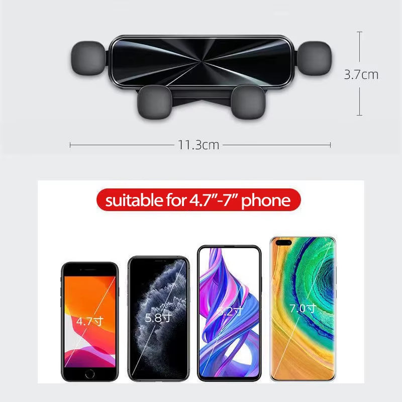 Gravity Car Phone Holder Mobile Cell Phone Support Mount for Audi A3 A1 Accessories