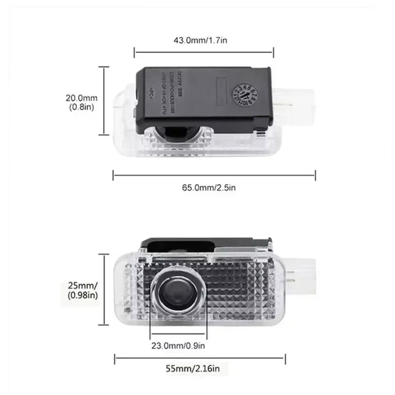 Car Door  Welcome Light Led HD Projector Lamp for  A3 A4 B8 8P 8V A6 C7 A5 Q5 B7 B6 SLINE QUTTRO RS Q3 Q7 S3 S4 S5 S6 S8